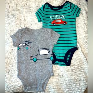 Set of (2) Carters onesies
